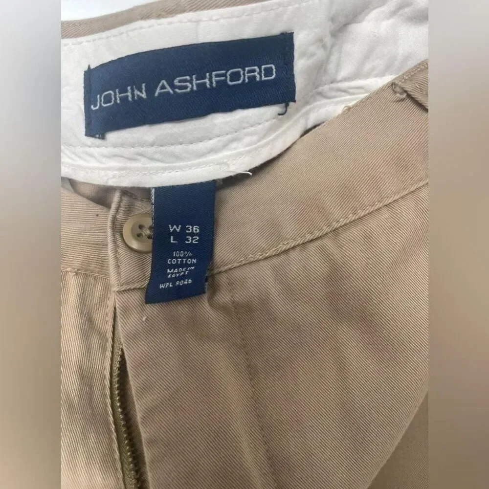 John ashford khaki men's pants size 36x‎ 32 tan color